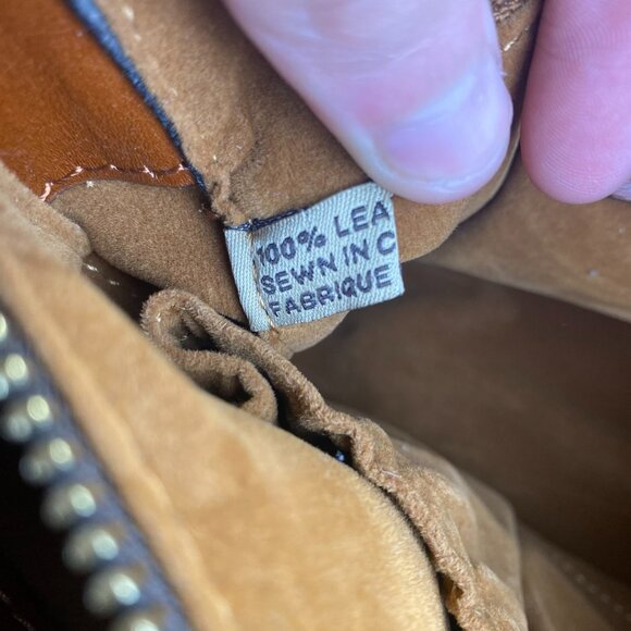 Patricia Nash ‘Norcia’ Metallic Python Print Cracked Leather‎ Satchel Crossbody - Picture 5 of 15